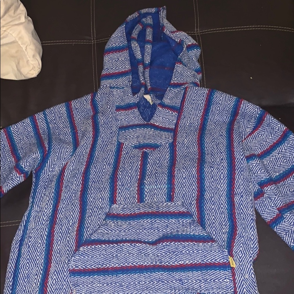 Blue and red, “drug rug”